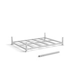 Estructura metálica desmontable, soldada y apilable