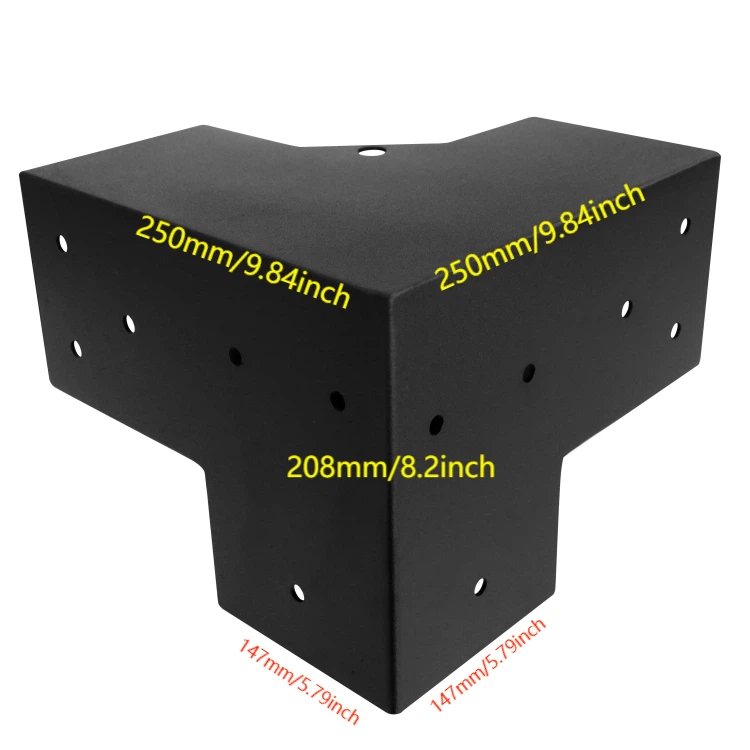 Soportes para pérgola de 6''x6'' 3-